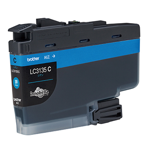 ブラザー　ＬＣ３１３５Ｃ　インクカートリッジ　超大容量：シアン