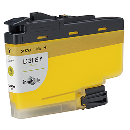 ブラザー　ＬＣ３１３９Ｙ　インクカートリッジ　超大容量：イエロー