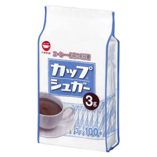 日新製糖　カップシュガー３Ｇ　カップシュガー　３ｇ　１００本袋入