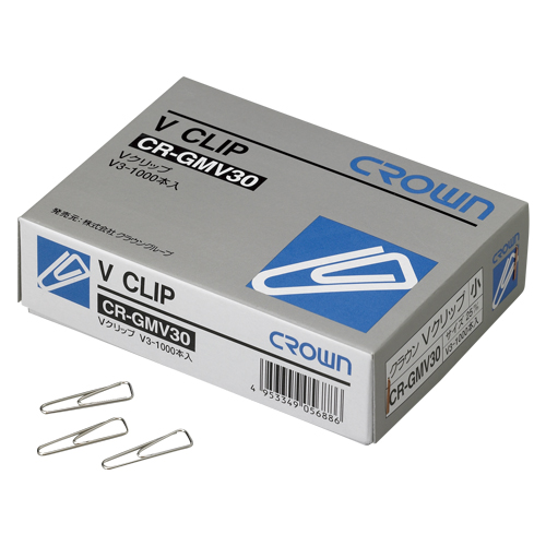クラウン　ＣＲ－ＧＭＶ３０－ＳＬ　Ｖクリップ　小　（１０００本入り）