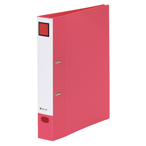 キングジム　６９７－Ｒ　Ｄリングファイル＜脱・着＞Ａ４Ｓ　赤