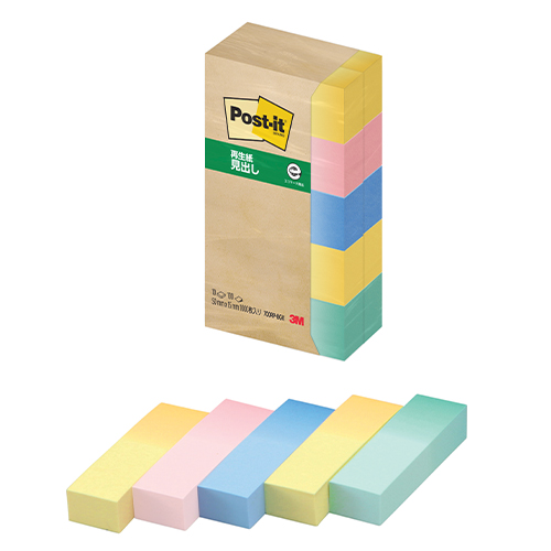 スリーエム　７００ＲＰ－ＢＧＫ　ポストイット　再生紙お買得パック