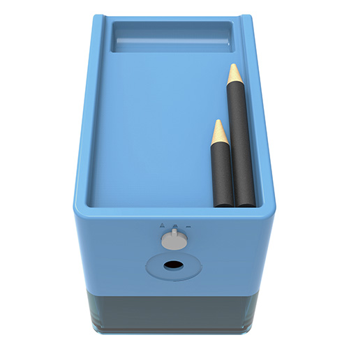 ナカバヤシ　ＤＰＳ－６０１ＫＢ　電動鉛筆削り　スリムトレータイプ