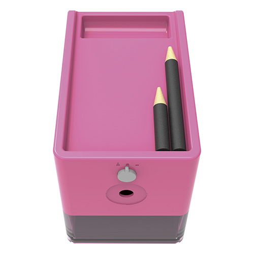 ナカバヤシ　ＤＰＳ－６０１ＫＰ　電動鉛筆削り　スリムトレータイプ