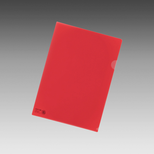 リヒトラブ　Ｆ－７８ＥＣ－３　クリヤーホルダー　Ａ４　赤