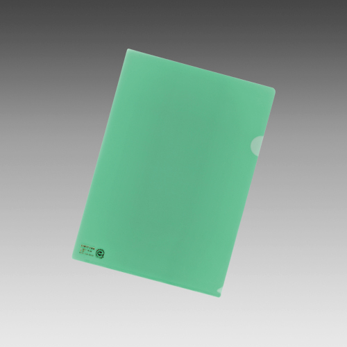 リヒトラブ　Ｆ－７８ＥＣ－１９　クリヤーホルダー　Ａ４　Ｃ緑