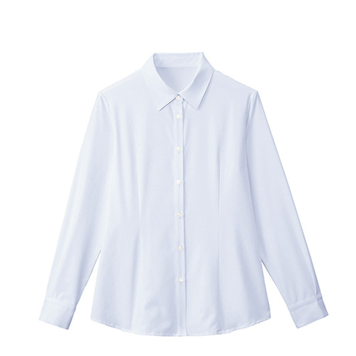 カンセン　ＦＢ７５５７７－２　７　長袖ブラウス　サックス　　７号