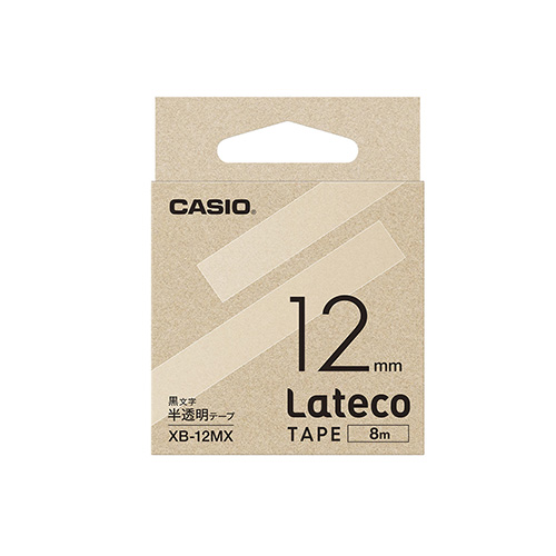 カシオ　ＸＢ－１２ＭＸ　ラテコテープ　１２ｍｍ　ＭＸ
