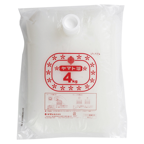 ヤマト　４ＫＧ－Ｊ　キャップ付ポリ袋のり　４ｋｇ事務用