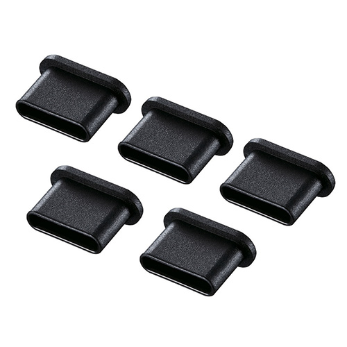 サンワサプライ　ＴＫ－ＣＡＰ６ＢＫ　タイプＣ　コネクタキャップ