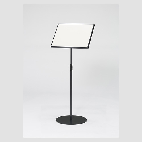 クラウン　ＣＲ－ＳＩ６５－ＤＧＲ　枠カバー付きサインスタンド　傾斜型Ａ３横