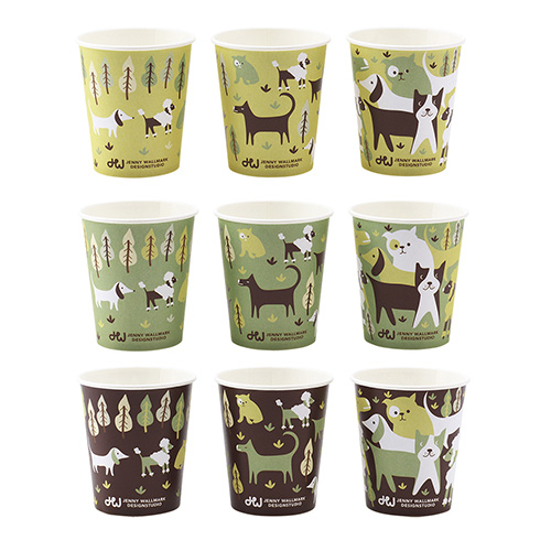 サンナップ　Ｃ１５５０ＪＷＤ　ＪＷドッグペーパーカップ１５０ｍｌ　５０