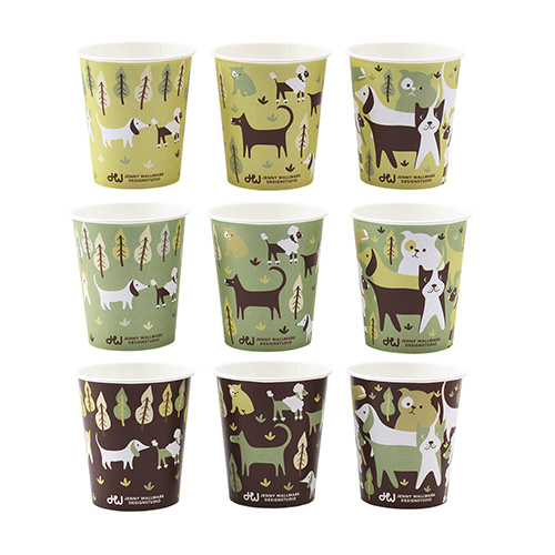 サンナップ　Ｃ２０５０ＪＷＤ　ＪＷドッグペーパーカップ２０５ｍｌ５０個