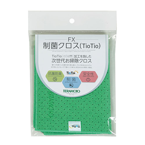 テラモト　ＣＬ－３７４－９３０－１　ＦＸ制菌クロス（ＴｉｏＴｉｏ）