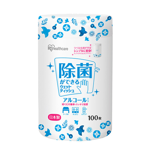 アイリスオーヤマ　ＷＴＢ－１００Ａ　ウェットティッシュ　アルコール