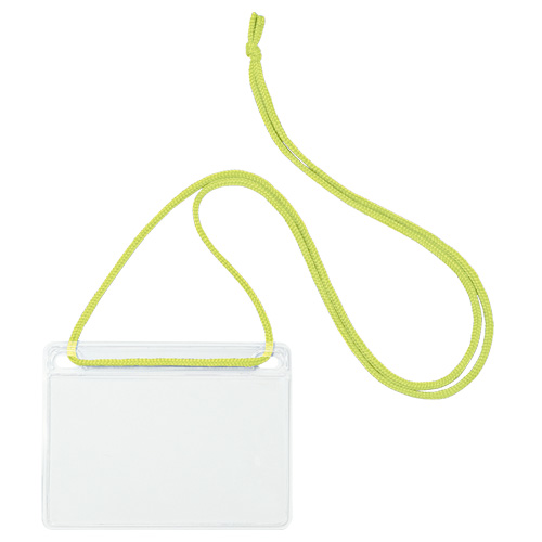 オープン　ＮＬ－１１－ＧＮ　吊り下げ名札　名刺用　１０枚　緑