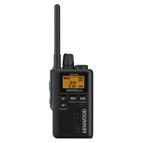 ＪＶＣケンウッド　ＵＢＺ－Ｍ３１ＥＢ　特定小電力トランシーバー