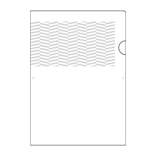 ヒサゴ　ＧＢ２４７１　紙製トリックフォルダ１／３半透
