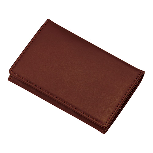 レイメイ　ＧＬＮ１０５５Ｃ　グロワール　メモ付名刺入革製ブラウン