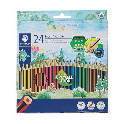 ステッドラー　１８５　Ｃ２４ＰＢ　ノリスカラー色鉛筆２４色セット