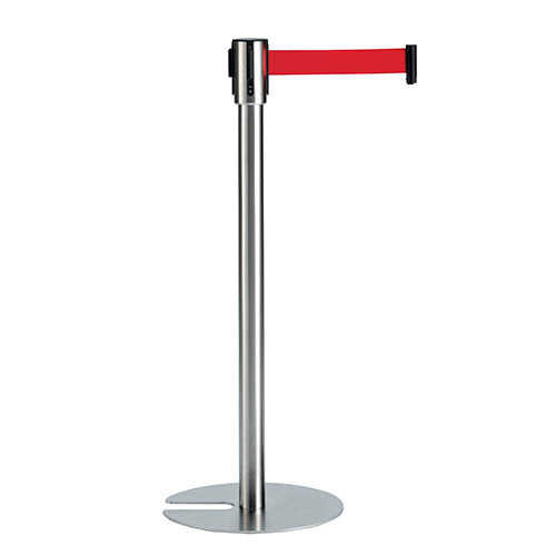 テラモト　ＳＵ－６６１－８００－２　ベルトパーテーションスタンド