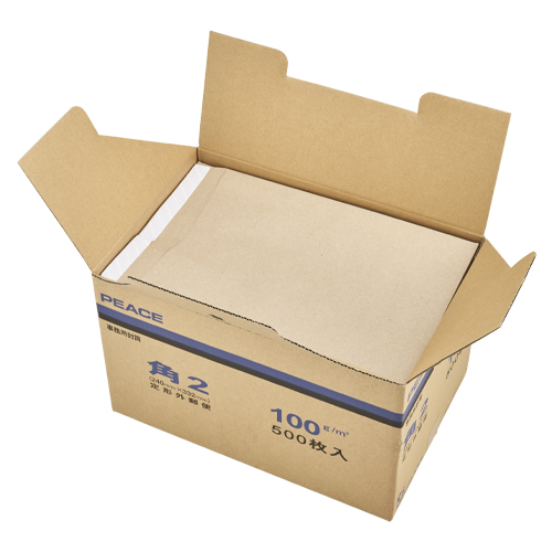 高春堂　７９８－８０　角２未晒クラフトテープ付５００枚ケース