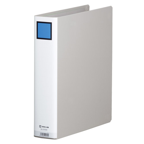 キングジム　９７５ＧＸ－ＧＹ　キングファイルＧ　Ａ４Ｓ　灰