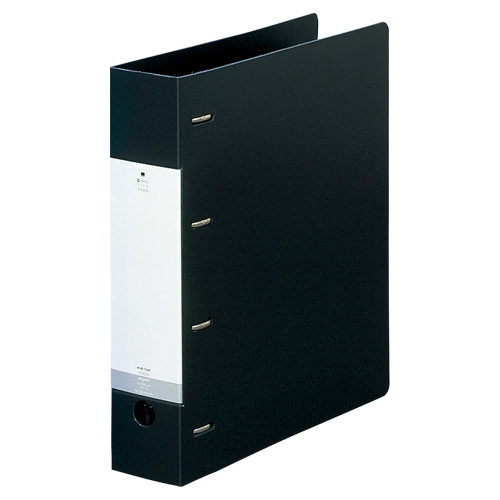 リヒトラブ　Ｇ１２８０－２４　Ｄリングファイル　Ａ４　４Ｈ　黒