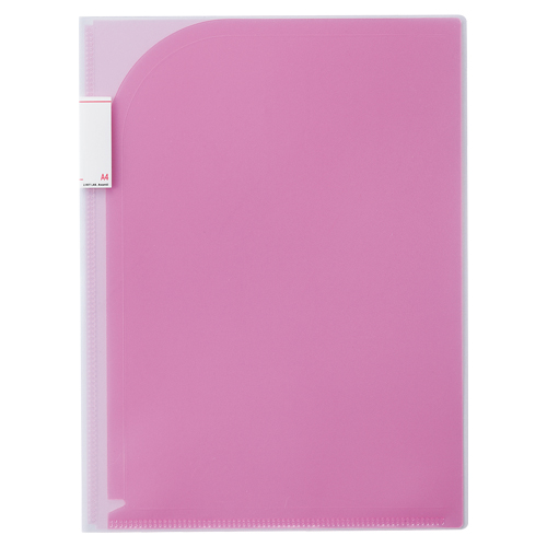 リヒトラブ　Ｆ－３４１０－３　２ポケットホルダー　Ａ４　赤