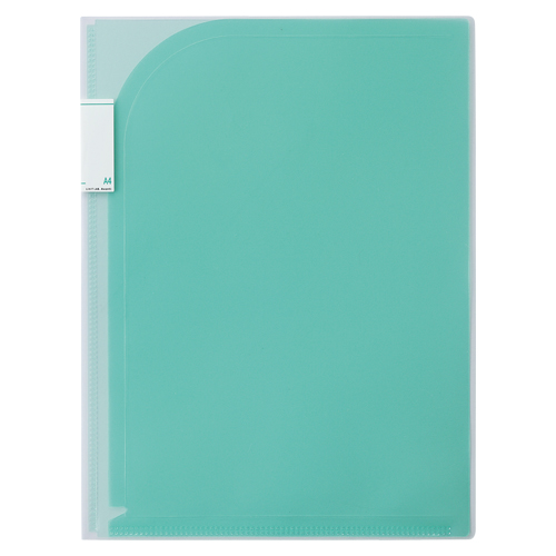 リヒトラブ　Ｆ－３４１０－７　２ポケットホルダー　Ａ４　緑