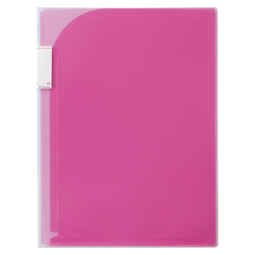 リヒトラブ　Ｆ－３４１１－３　４ポケットホルダー　Ａ４　赤