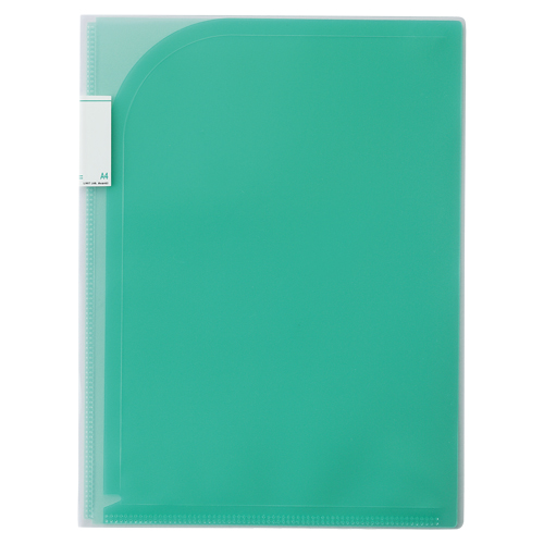 リヒトラブ　Ｆ－３４１１－７　４ポケットホルダー　Ａ４　緑