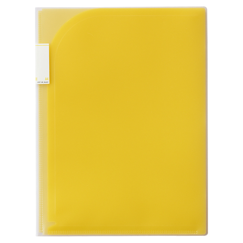 リヒトラブ　Ｆ－３４１２－５　６ポケットホルダー　Ａ４　黄