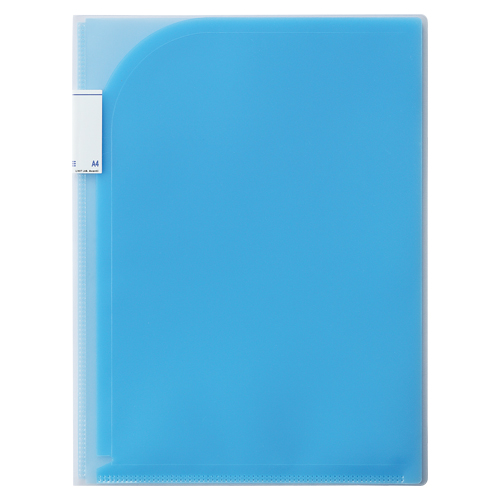 リヒトラブ　Ｆ－３４１２－８　６ポケットホルダー　Ａ４　青