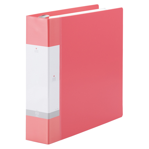 リヒトラブ　Ｇ３８０８－３　クリヤーブック＜交換タイプ＞　３赤