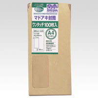 オキナ　ＷＮ３２ＫＥ　窓あき封筒ＷＴ　長３　茶　１００枚