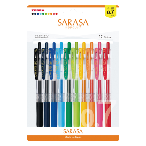 ゼブラ　ＪＪＢ１５－１０Ｃ－Ｎ　サラサクリップ０．７　１０色セット　Ｎ