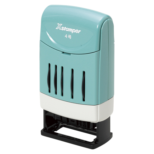 シヤチハタ　ＸＮＤＢ－４／Ｈ－Ｋ　Ｘスタンパー回転日付印欧文日付４号