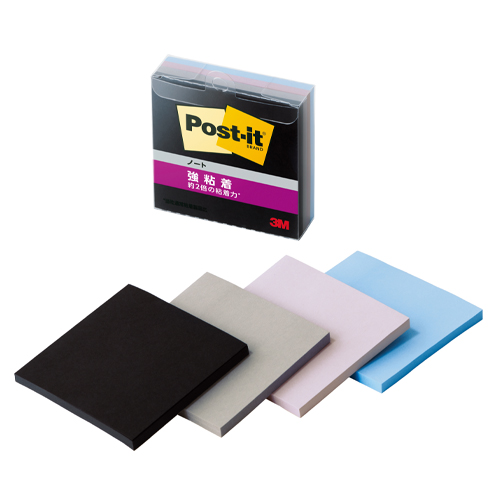 スリーエム　６５４ＳＳ－ＭＣ－９　ポストイット強粘着ノート　マルチカラー