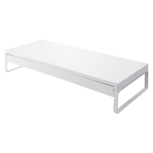 リヒトラブ　Ａ－７３３８－０　机上台　幅５９０ｍｍ　引出し付　白