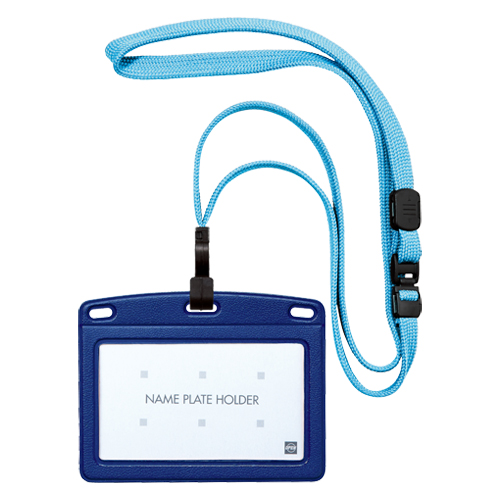 オープン　ＮＬ－２４Ｐ－２　吊り下げ名札フック式　レザー調名刺１枚