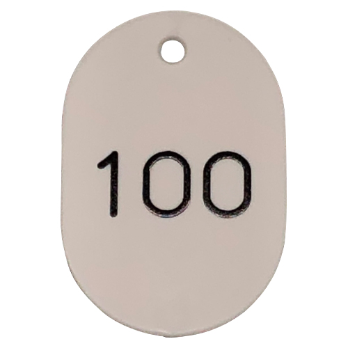 上山製作所　ＵＰ－ＮＰ４２－Ｗ　バイオプラ番号札大　連番５１－１００