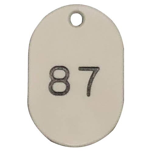 上山製作所　ＵＰ－ＮＰ３１－Ｗ　バイオプラ番号札小　連番１－１００