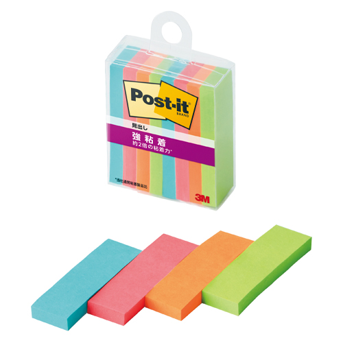 スリーエム　７００ＳＳ－ＭＣ－１Ｎ　ポストイット強粘着見出し　マルチカラー