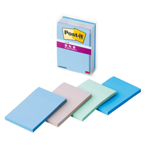 スリーエム　６５６ＳＳ－ＭＣ－２Ｎ　ポストイット強粘着ノート　マルチカラー