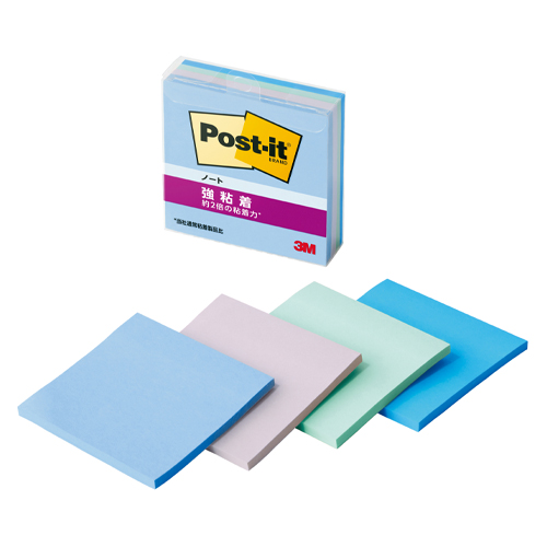 スリーエム　６５４ＳＳ－ＭＣ－２　ポストイット強粘着ノート　マルチカラー