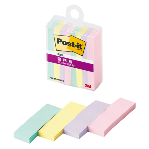 スリーエム　７００ＳＳ－ＭＣ－５Ｎ　ポストイット強粘着見出し　マルチカラー