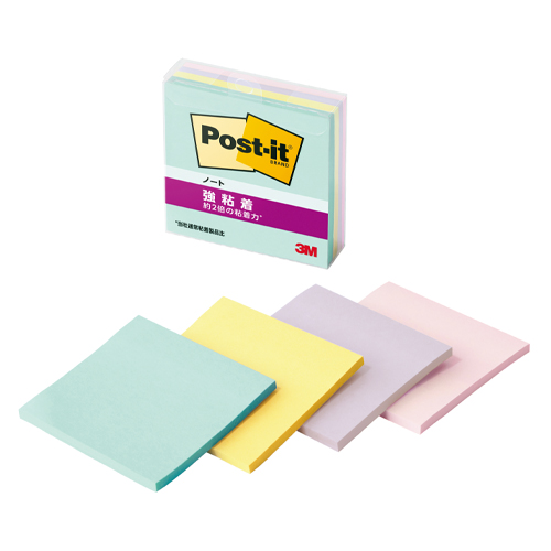 スリーエム　６５４ＳＳ－ＭＣ－５　ポストイット強粘着ノート　マルチカラー