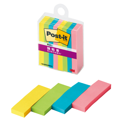 スリーエム　７００ＳＳ－ＭＣ－８Ｎ　ポストイット強粘着見出し　マルチカラー