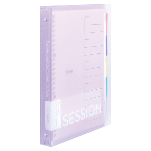 マルマン　Ｆ３１０－３０　Ｂ５　バインダー　セッション　Ｌパープル
